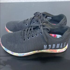 NOBULL Black Sneakers with Multicolor Sole